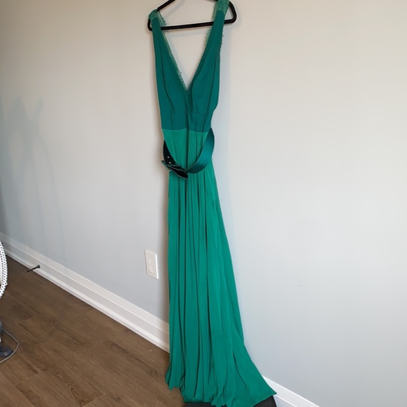 Marciano Green Long Dress- XS - Picture 4 of 6